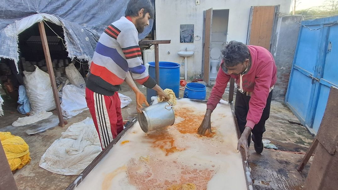 ⁣मौली में रंग कैसे होता देखो