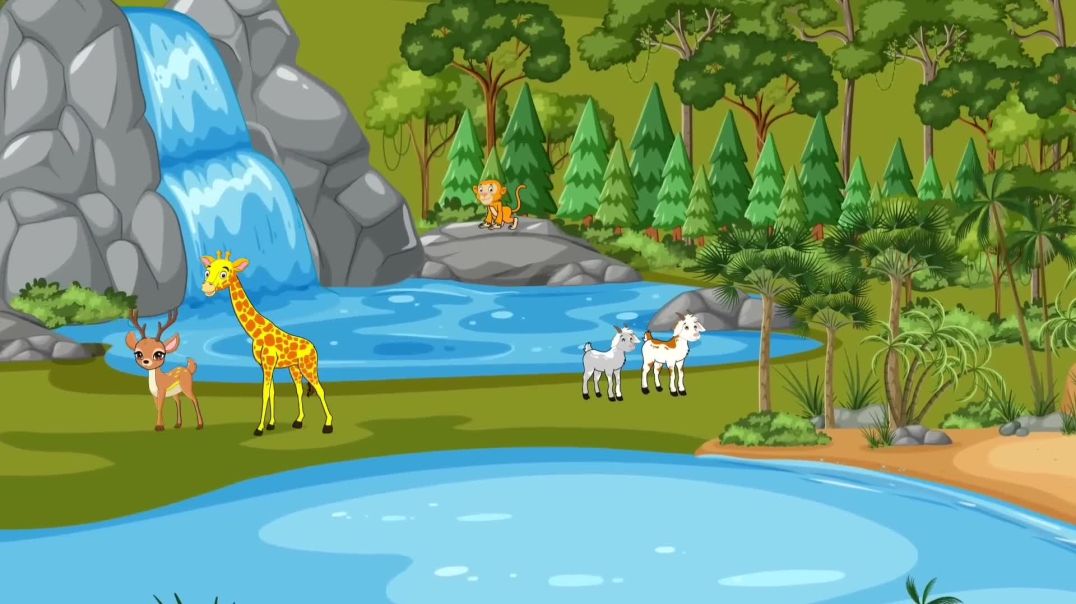 ⁣चतुर शेर और दुष्ट शिकारी का कारनामा ⧸⧸ Hindi cartoon ⧸⧸ Panchtantra ki  (1)