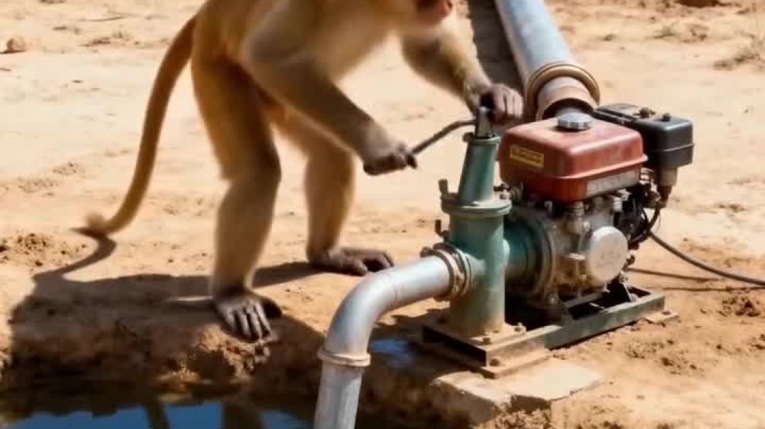 ⁣The Monkey Saved the Jackfruit Plant from Drying Up 😭💛 | Emotional AI Story