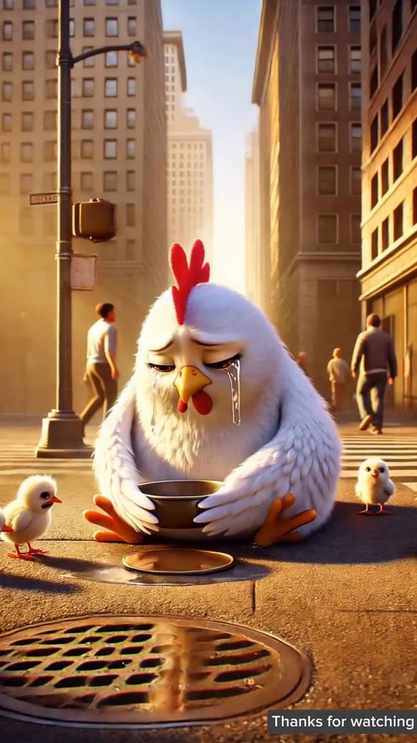 A Mother Hen Fighting for Her Babies’ Survival…#aishorts#hen angry #shorts