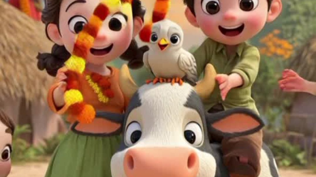 ⁣Gauri gay #aivideo #cortoon #animation