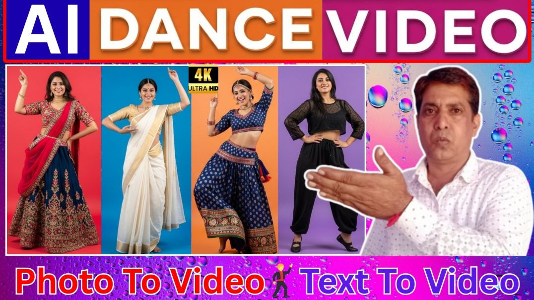 ⁣AI Dance Video Kaise Banaye-photo se dance video Generator