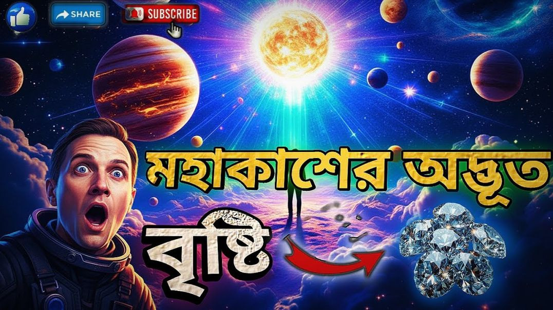 ⁣মহাকাশের হীরের ঝড় _ Diamond Rain Of Planets _SRSATYA” 1080p
