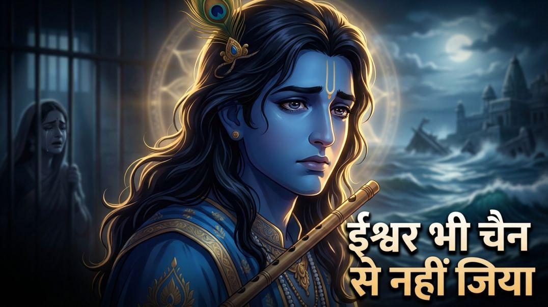 ⁣ईश्वर भी चैन से नहीं जिया | Krishna Emotional Rap Song | Sad Bhakti Rap Hindi 2025