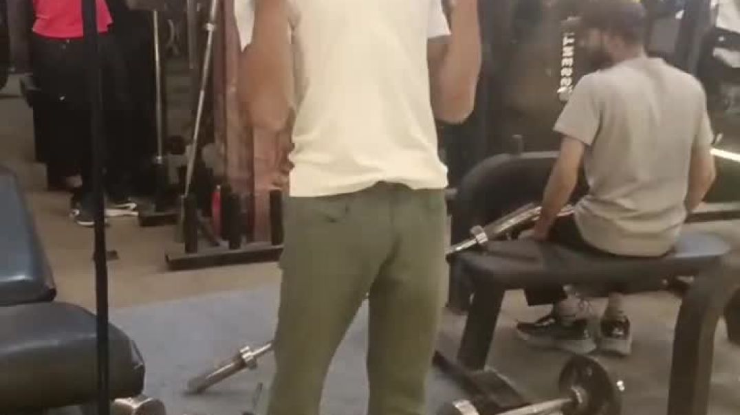 ⁣_ gym shorts_ram ram bhai sabko ⚜️⚜️