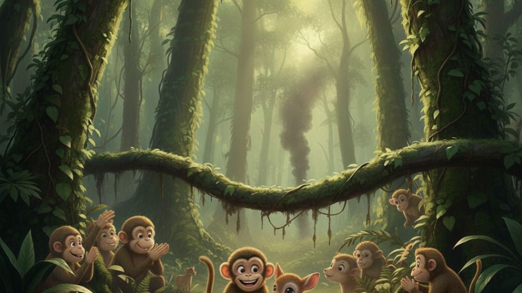 ⁣बहादुर बंटी | जंगल का नन्हा हीरो | Emotional Monkey Story