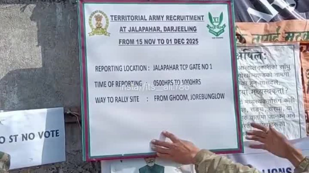 ⁣Territorial Army Bharti Agaya 🎯🥷