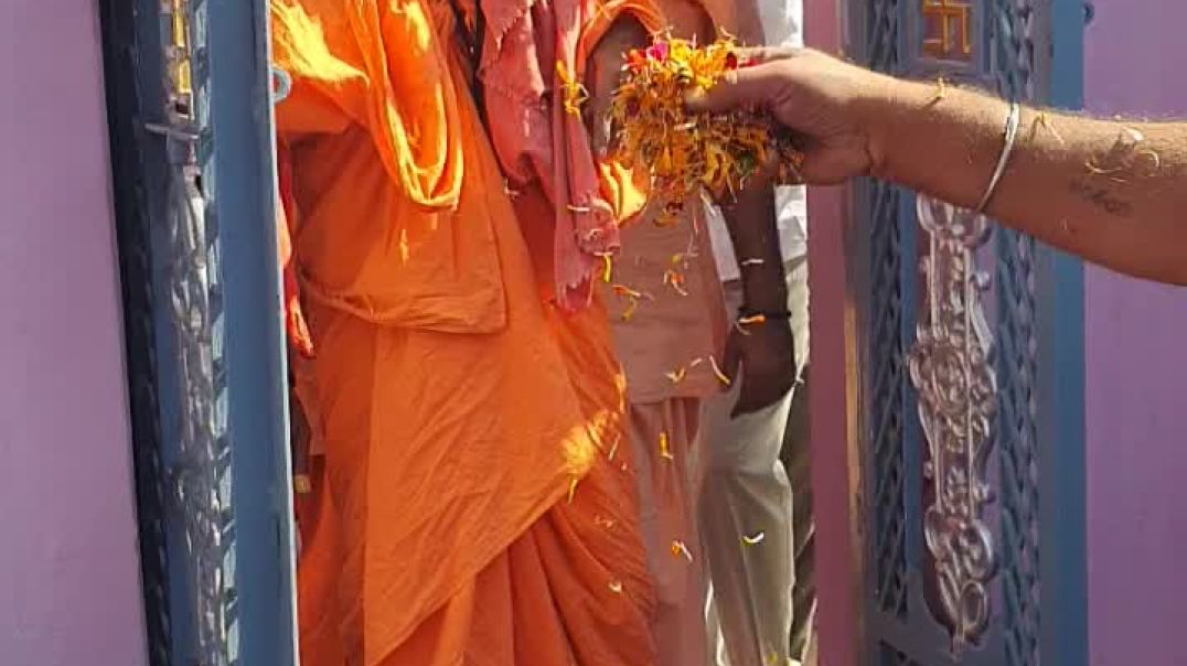 ⁣श्री नारायण नाथजी महाराज घर आगमन