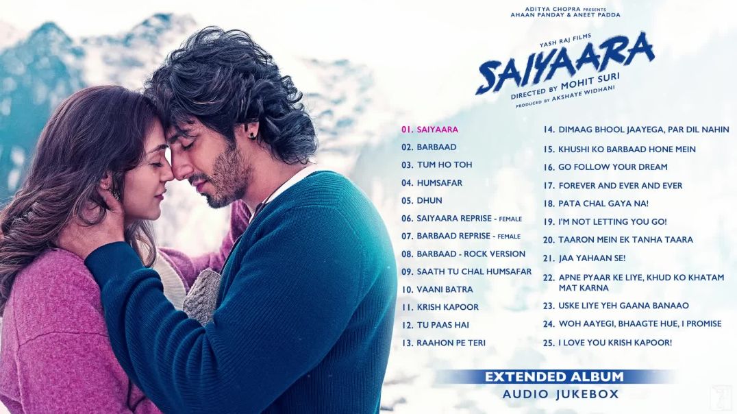 ⁣Saiyaara (Extended Album) Audio Jukebox New Music Album 2025 New Movie Songs