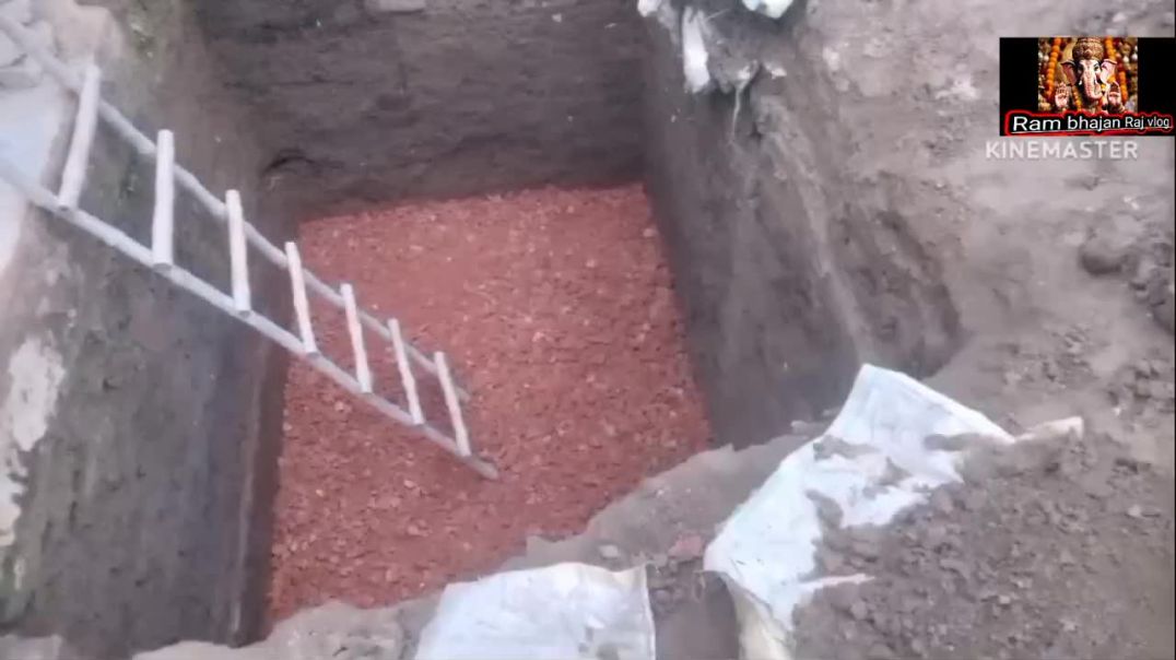 ⁣Septic tank kaise banae  septic tank brickwork  septic tank new design viralclipo viral karigar Rajv