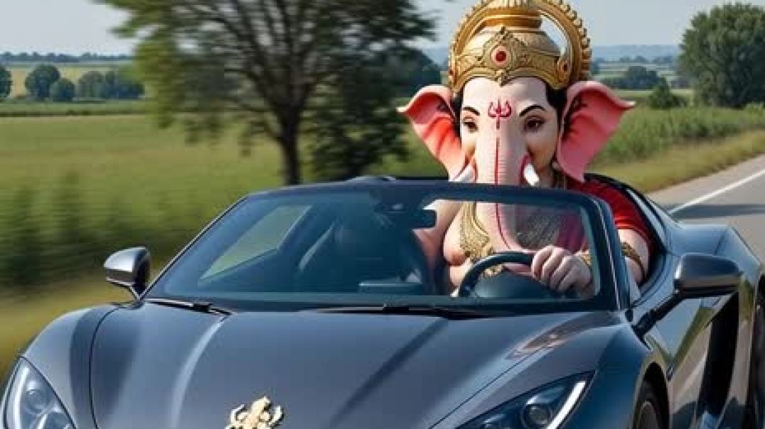 ⁣Ganesh ji ai video