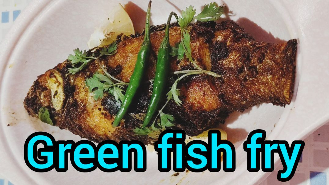 ⁣Green fish fry // Masala fish fry #masalafishfry #Viralrecipe