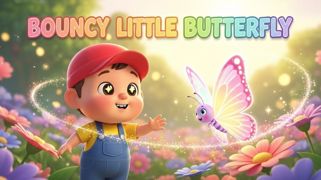 ⁣🦋 Bouncy Butterfly & Tintu | Cute Kids Poem | Colorful 3D Animation | TinTon TV