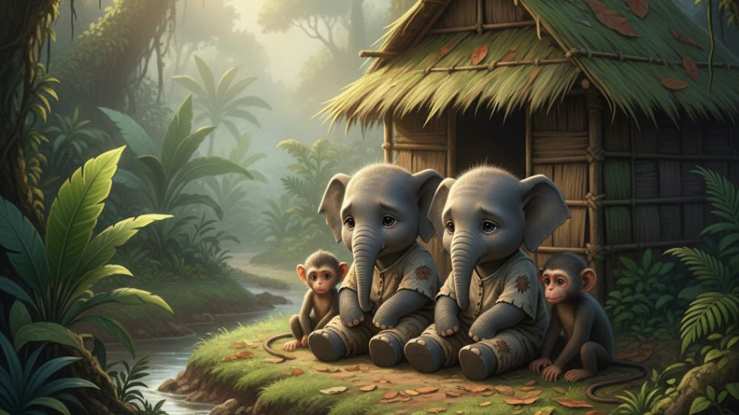 ⁣गरीबी, बाढ़ और भरोसे ने चार नन्हे दोस्तों को जोड़ा