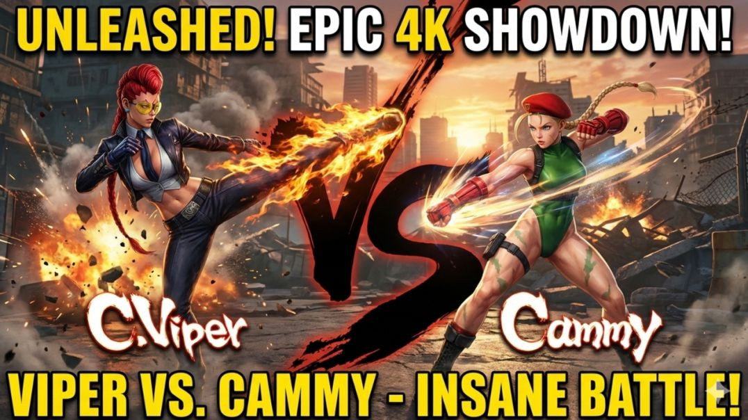 ⁣C. VIPER vs CAMMY! 😱 Insane 4K Ultra Street Fighter IV Showdown!