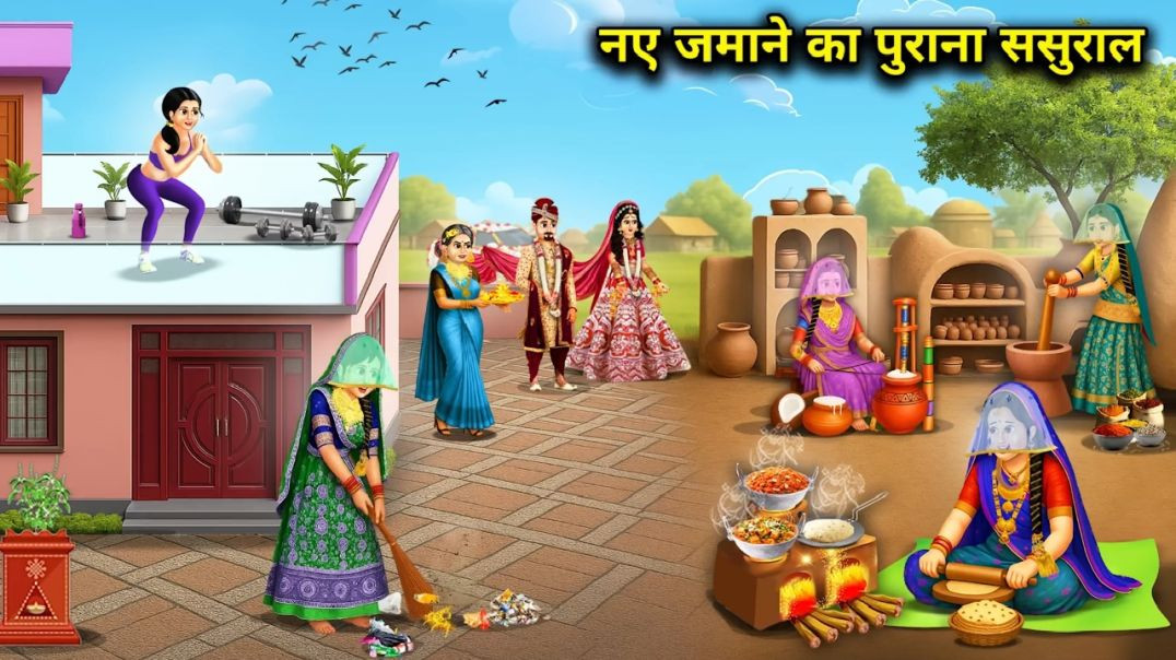 नए_जमाने_का_पुराना_ससुराल____The_Old_In_-Laws_Of_The_New_Age____Cartoon_video____Kahaniyo_Ka_Pitara(