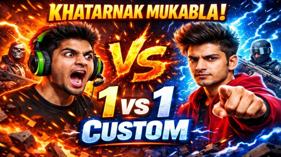 ⁣Free fire Costom 1 VS 2 No Edit viral video 🤯