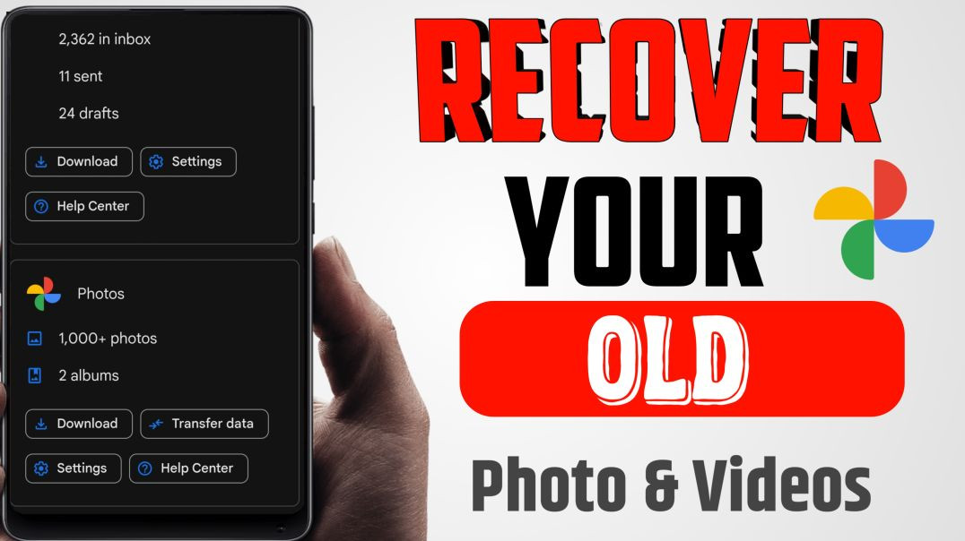 ⁣How to recover old photos from gmail account | Recover photos from gmail account