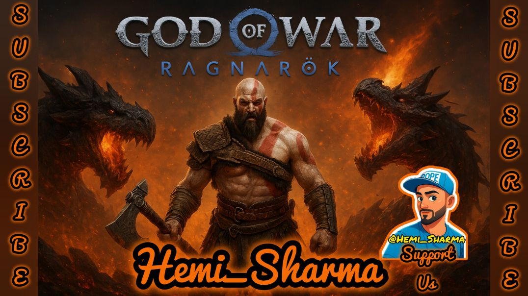 ⁣Epic Boss Fight: 2 Dreki Dragon🐲 Destroyed! 💥Kratos ने 2 Dragons को हराया! | God Of War Ragnarok