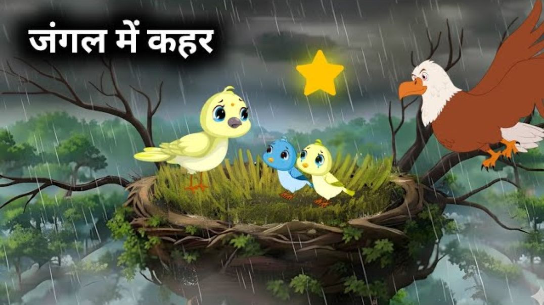 ⁣जंगल में कहर_HINDI_KAHANIYA_HINDI_STORIES_CHIDIYA_KI_KAHANI_Hindi_cartoon_480P