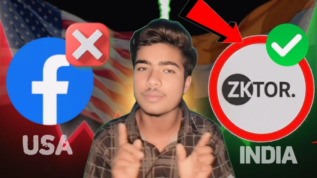 ⁣USA वाला Facebook छोड़ो! India का Zktor App कैसे चलाएँ | Account + Video Upload Full Guide