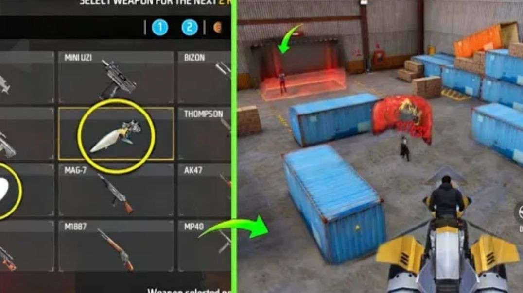 ⁣Free fire Max amazing trick 🤯🤯