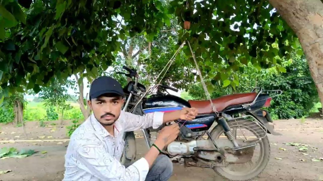 ⁣Can Rubber Make a Bike Fly रबर से बाइक उड़ जाएगी 🚀