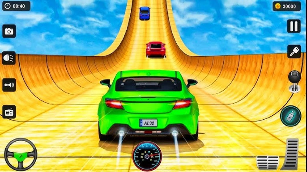 ⁣X Impossible GT Car Stunt Racing - GT Car Stunt Master 3D - Android GamePlay
