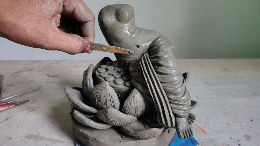 ⁣सरस्वती माता की मूर्ति कैसे बनाएं | Saraswati Mata making 2026 | how to make Saraswati Mata idol