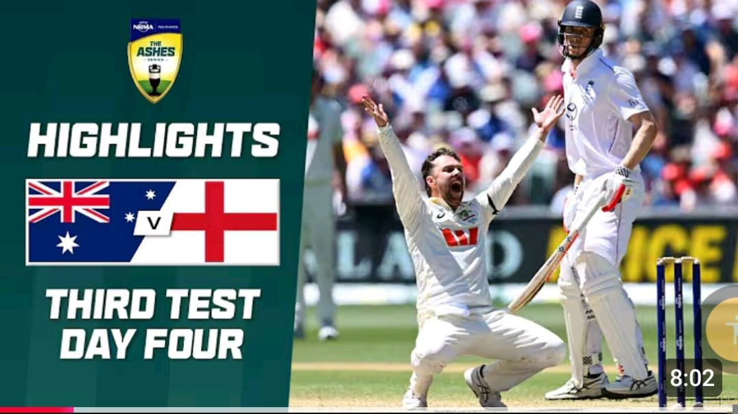 ⁣Australia v England 2025-26 _ Third _Ashes Test _ Day 04