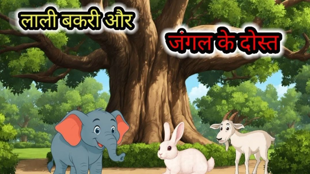 ⁣⁣लाली बकरी और उसके जंगल के दोस्त | हिंदी कहानी | Jungle Animal Story in Hindi | Moral Story fo