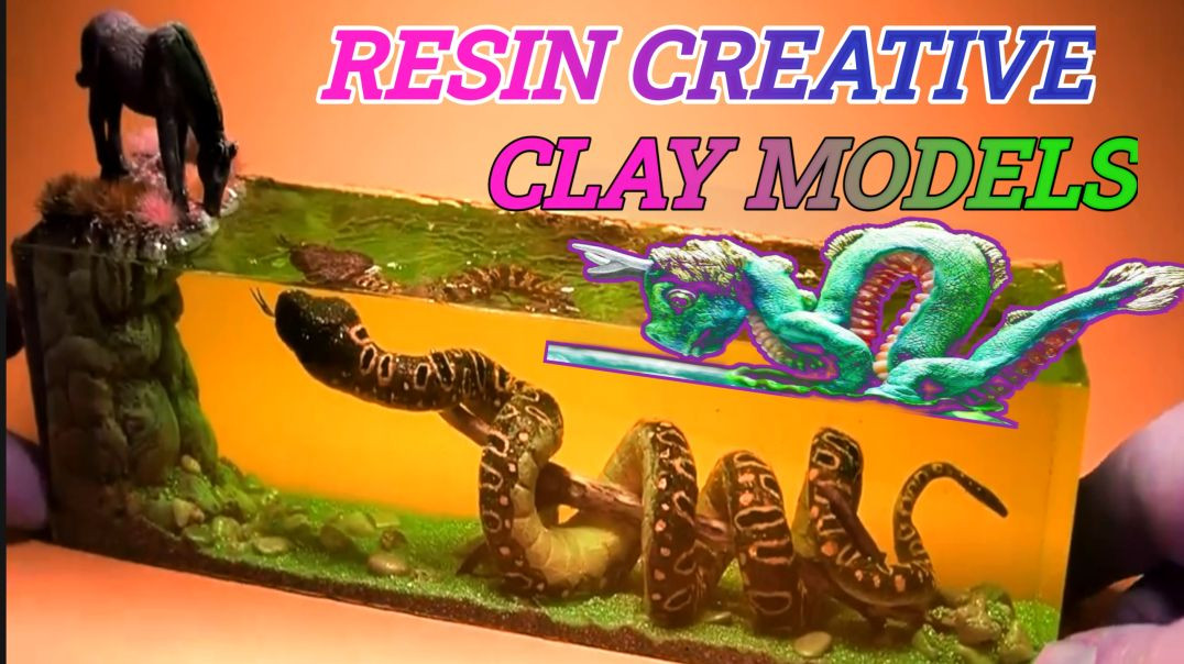 ⁣Miniature Resin Creative Models #Resin Creative Clay Models #Miniature Resin Art
