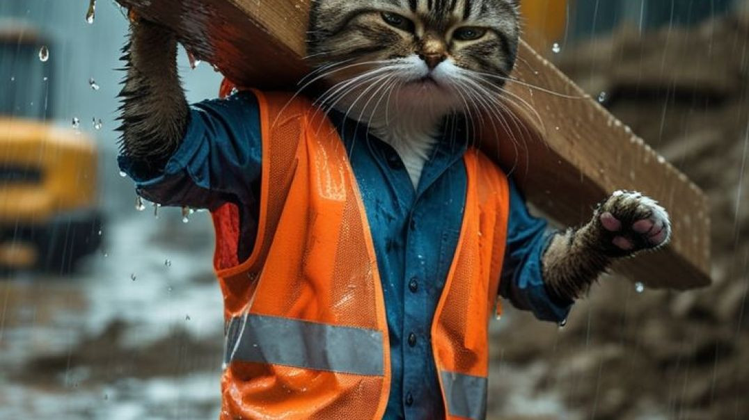 ⁣Funny cat video 😺😂