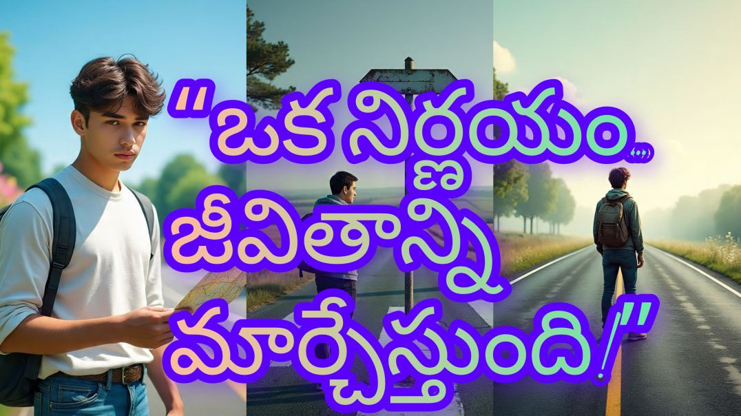 మార్పు – ఒక చిన్న అడుగు, మీ జీవితాన్ని మలిచే శక్తి | Motivational Telugu