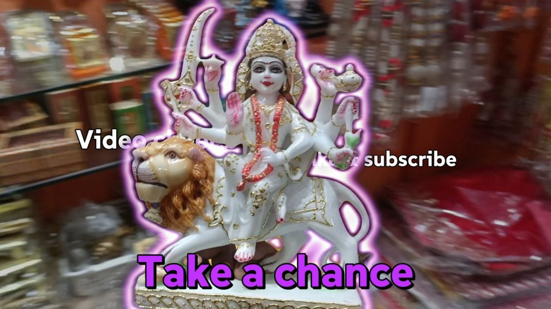 ⁣मार्बल की मूर्ति माता रानी