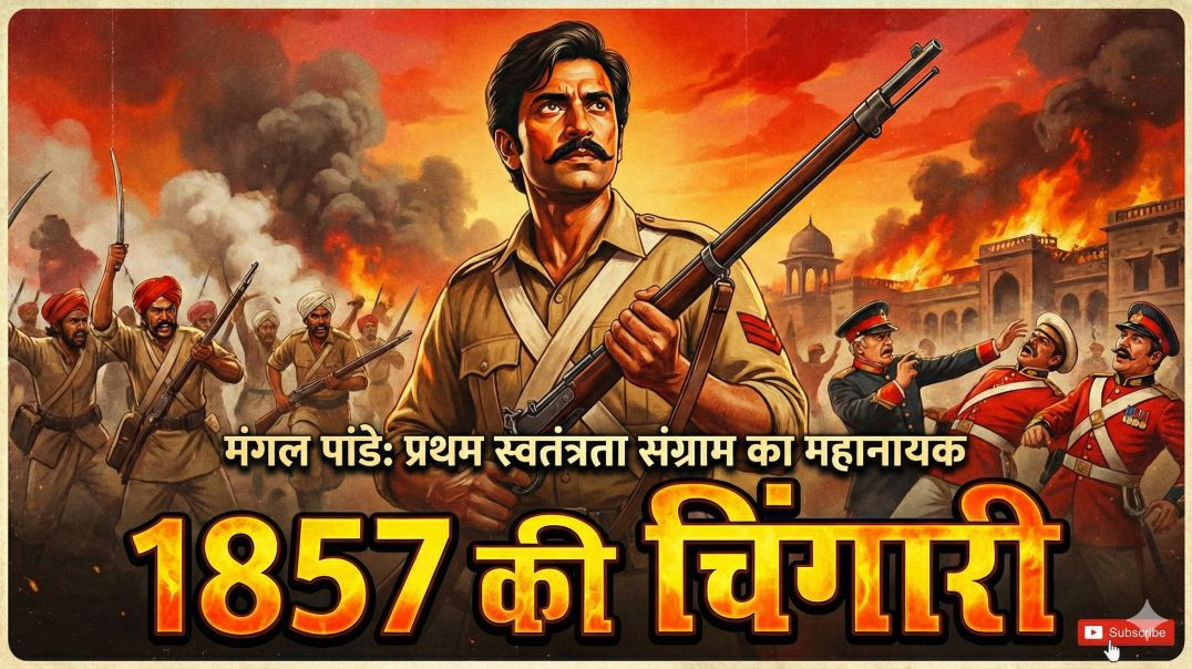⁣मंगल पांडे: वो 'चिंगारी' जिसने 1857 की क्रांति सुलगाई | Mangal Pandey Full Story in Hindi