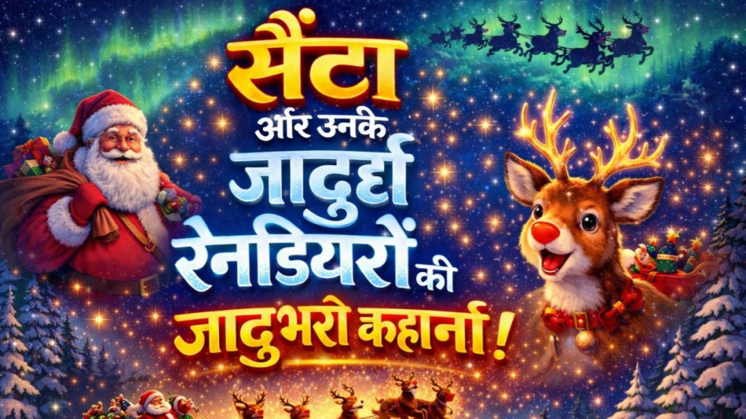⁣Santa Claus and His Magical Reindeer | A Heartwarming Christmas Story