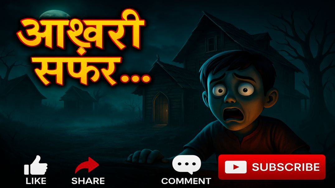 ⁣आख़री सफ़र… लेकिन वापसी नहीं हुई 😱 | भूतिया गाँव | Hindi Horror Cartoon