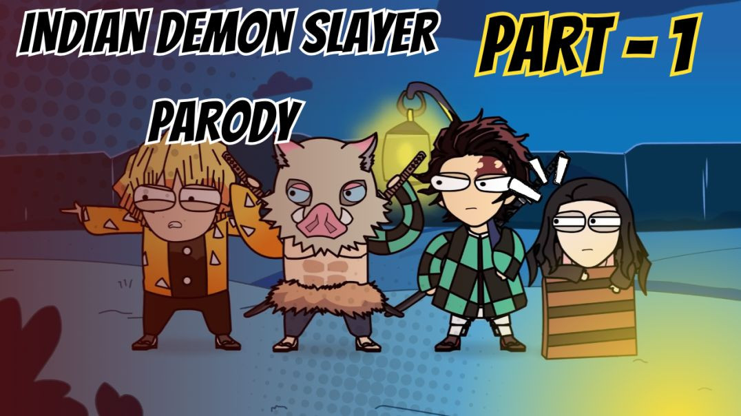 ⁣Indian Demon Slayer Parody part-1 Animation(1080P_HD)// @neeltarang