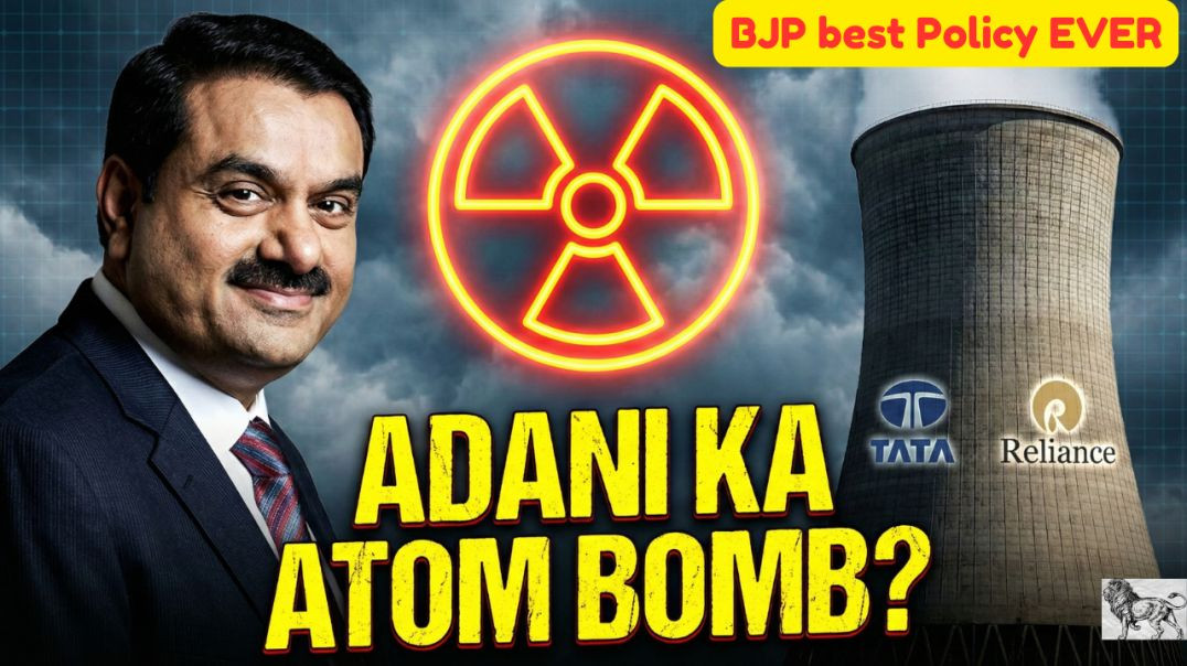 ⁣Adani ko mil gaya Nuclear Power? 🤯 India's Riskiest Bet Explained (SHANTI Bill 2025)