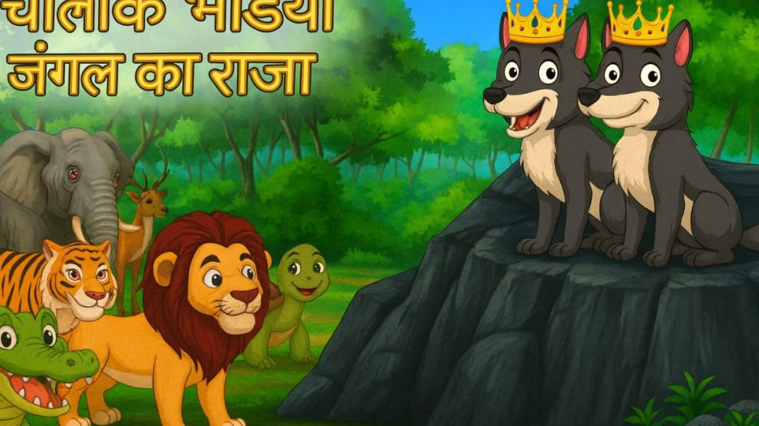 ⁣चालाक भेड़िया|moral story|hindi kahaniya