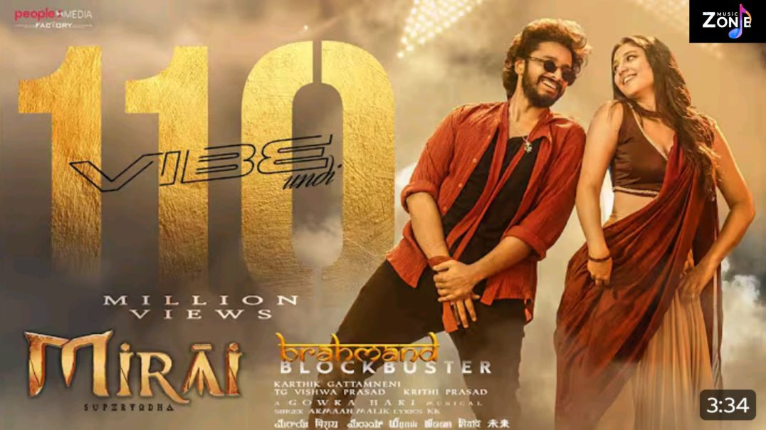 ⁣Vibe Undi - Lyrical | Mirai | Teja Sajja, Ritika Nayak | Karthik Gattamneni |Gowra Hari|Armaan Malik