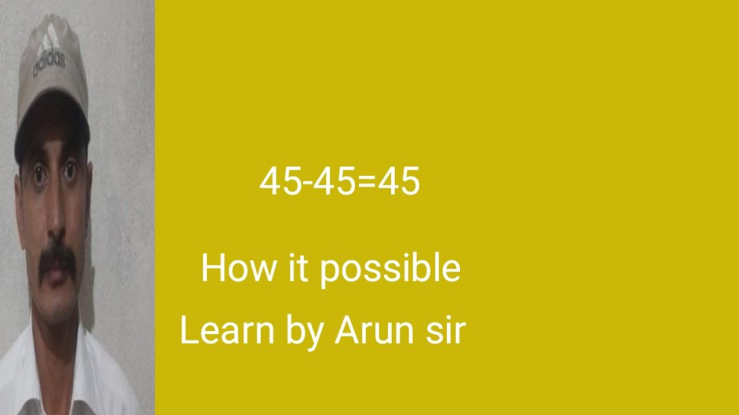##45-45=45 know how.