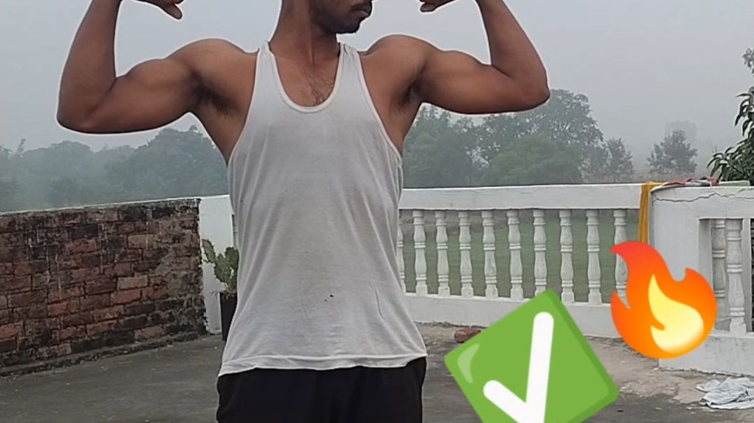 ⁣Home workout 💪|| fitness #poseing time ✅