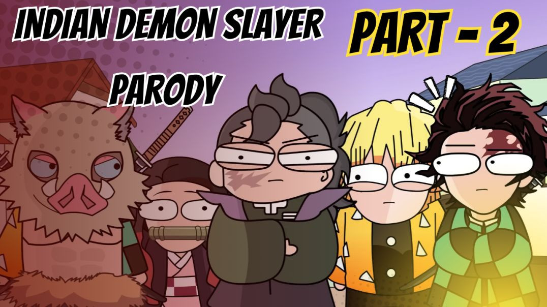 ⁣Indian Demon Slayer Parody part-1 Animation(1080P_HD)// @neeltarang