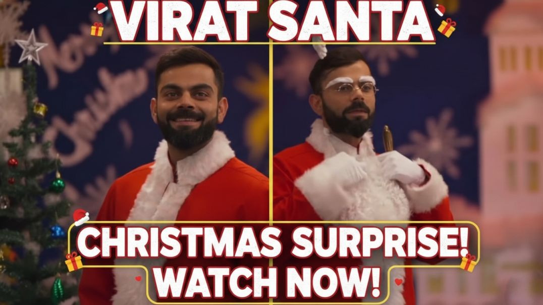 ⁣Virat Kohli in Santa 🎅