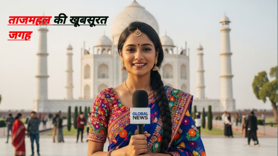 ⁣Taj Mahal & India Gate Interviews | Khushi Talks To Local Shopkeepers 🇮🇳
