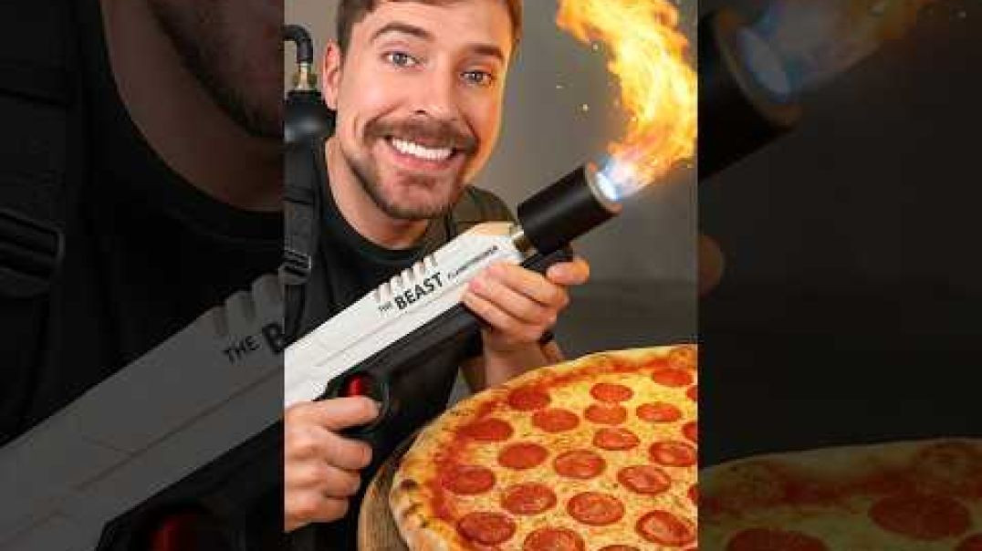 ⁣I Cooked A Pizza With Power Tools