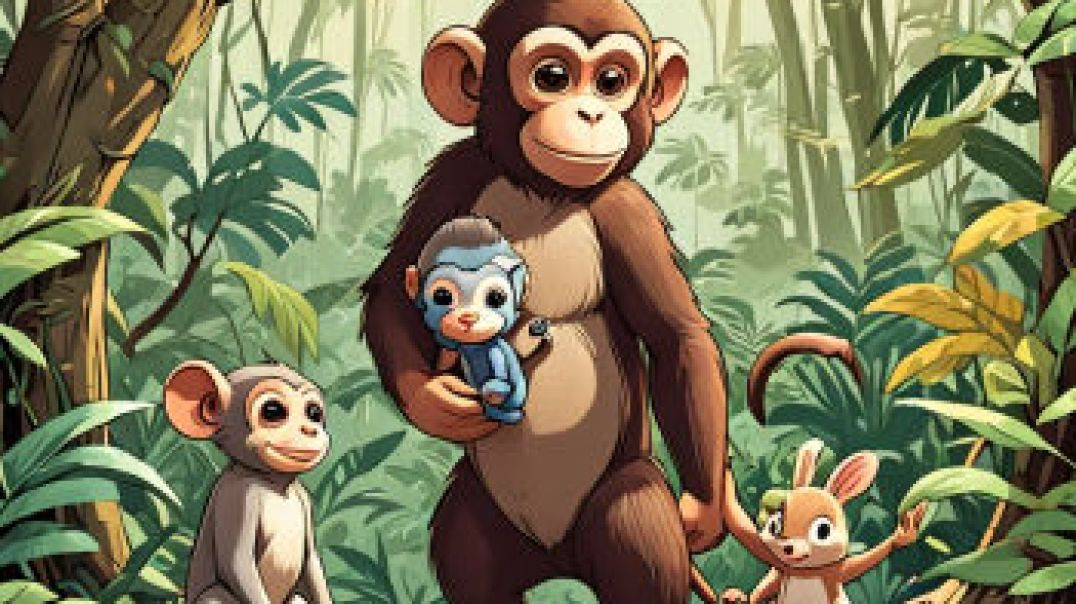 ⁣Monkey cartoon|bandar wala video|cartoon video|short video|kids video