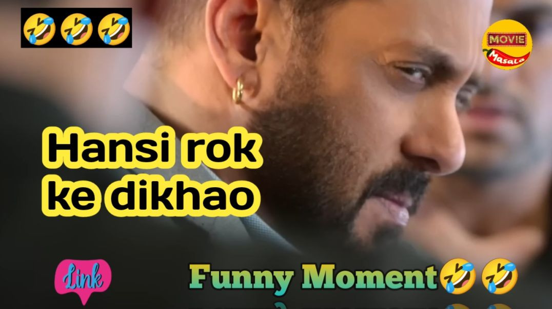 ⁣Salman & tiger Funny Moment🤣 #movei #moveimasala #trending #bollywood #hollywood #virelmovei